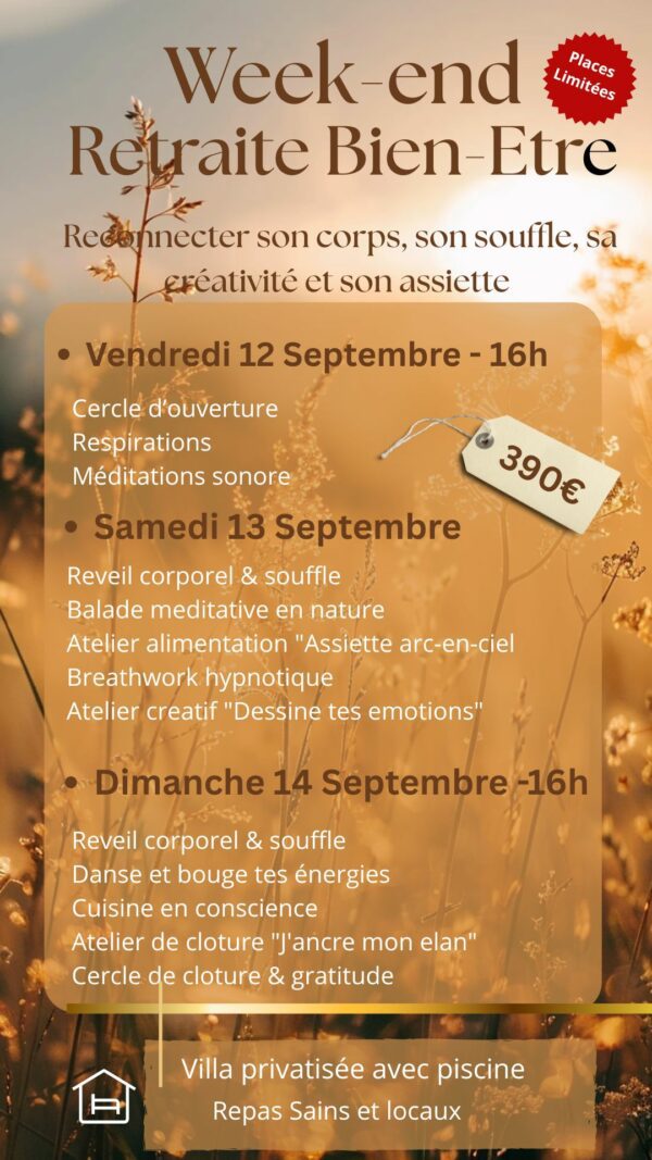 Retraite Bien-Etre en France, Respiration, Breathwork, kundalini retraite à Bali, sororité, bien-être, écoute et atelier de gratitude Retraite bali en français Retraite spirituelle à Bali Retraite de yoga à Bali Séance de Breathwork à Bali Retraite de méditation à Bali Bien-être à Ubud Séjour bien-être Bali Retraite de yoga et méditation à Bali Retraite de pleine conscience à Bali Vacances spirituelles à Bali Retraite entre femmes à Bali